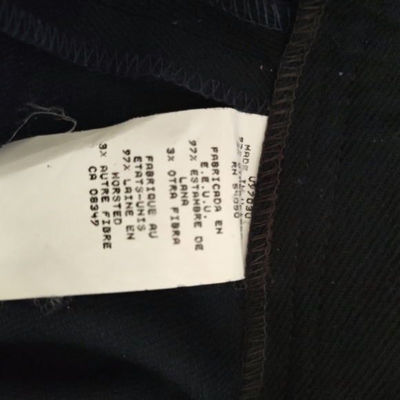 Vintage Lauren Ralph Lauren Navy  High Waisted Coastal No Flaws Wide Leg Pants - Picture 4 of 5